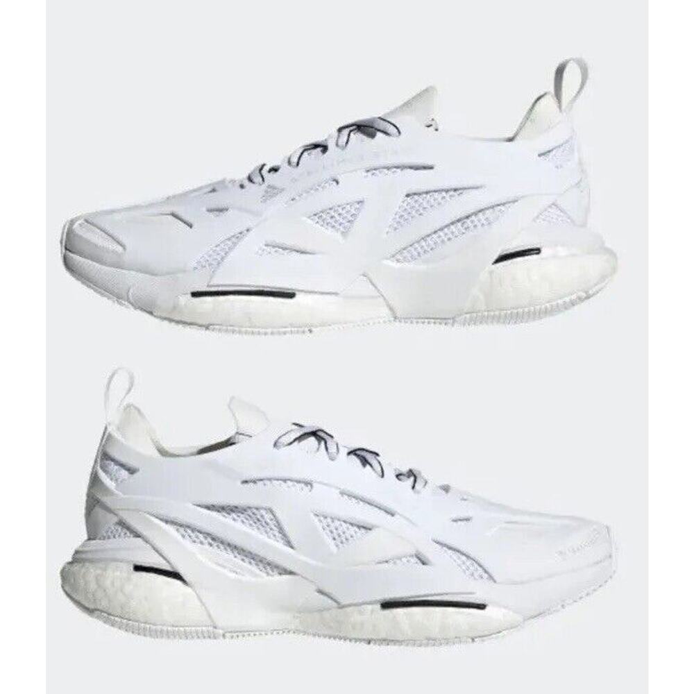 $270 Adidas by Stella McCartney Women White ASMC Solarglide Sneaker Shoes US8.5